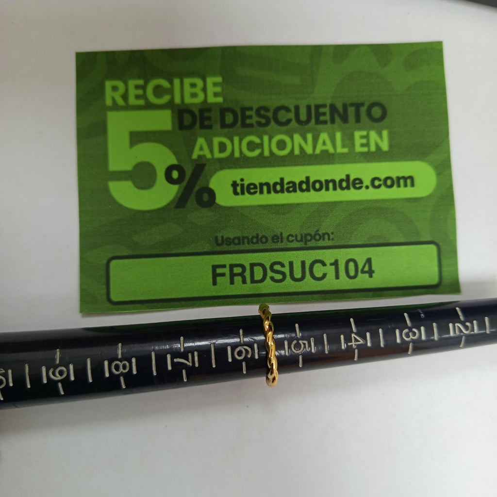 ANILLITO ORO 18 K 1,30 GRMS (SEMINUEVO)