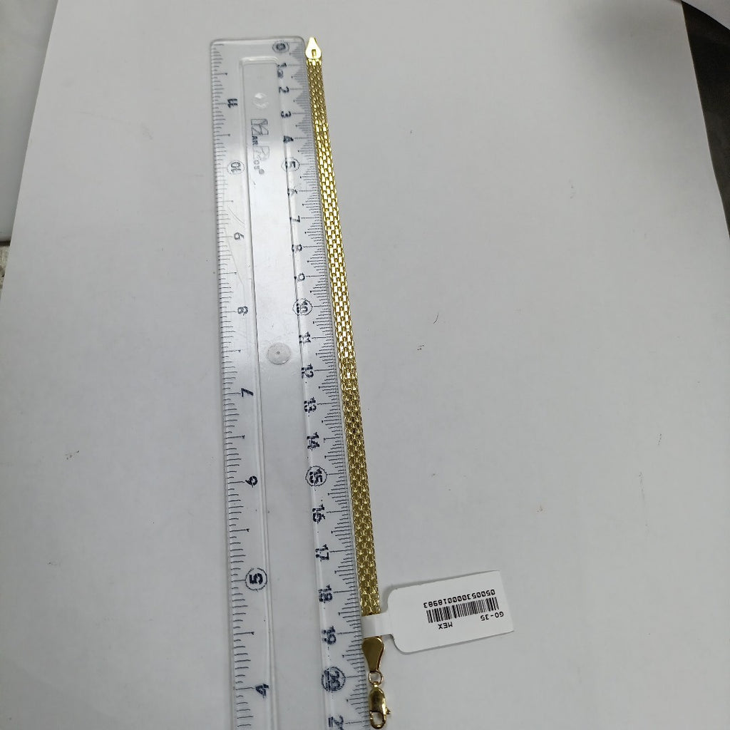 PULSERA ESPECIAL 14K 21 CM 5 GR (NUEVO)