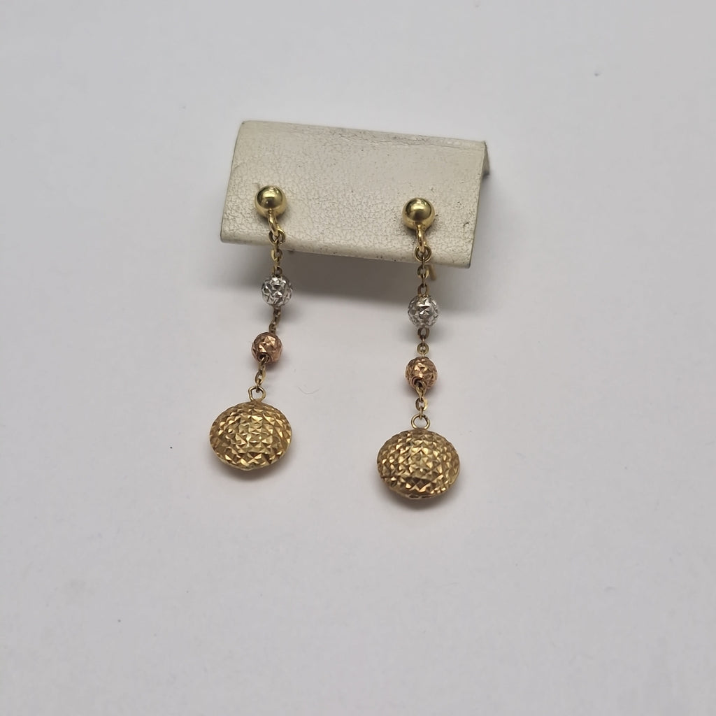 ARETES PAR ORO 10 K 2,10 GRMS (SEMINUEVO)