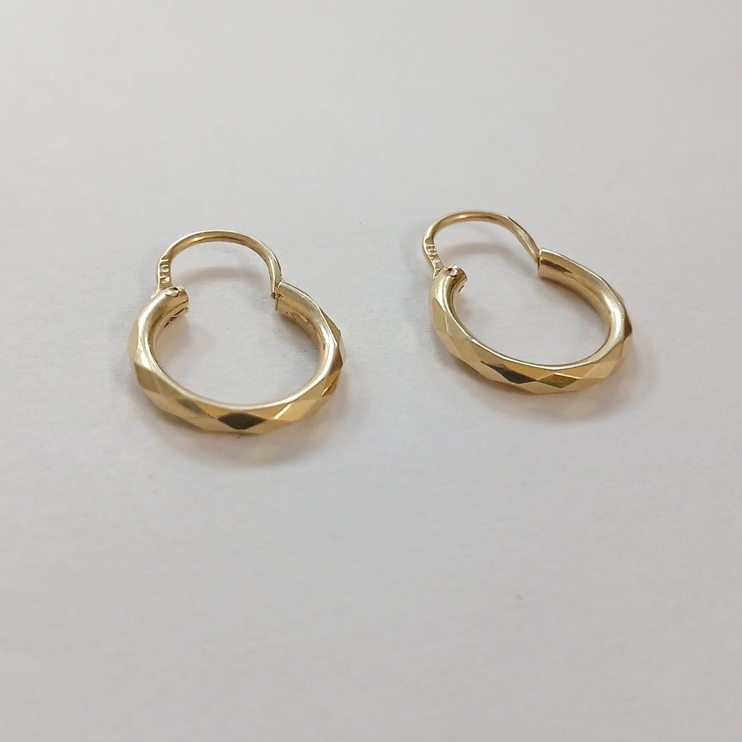 ARETES PAR ORO 18 K 1,50 GRMS (SEMINUEVO)