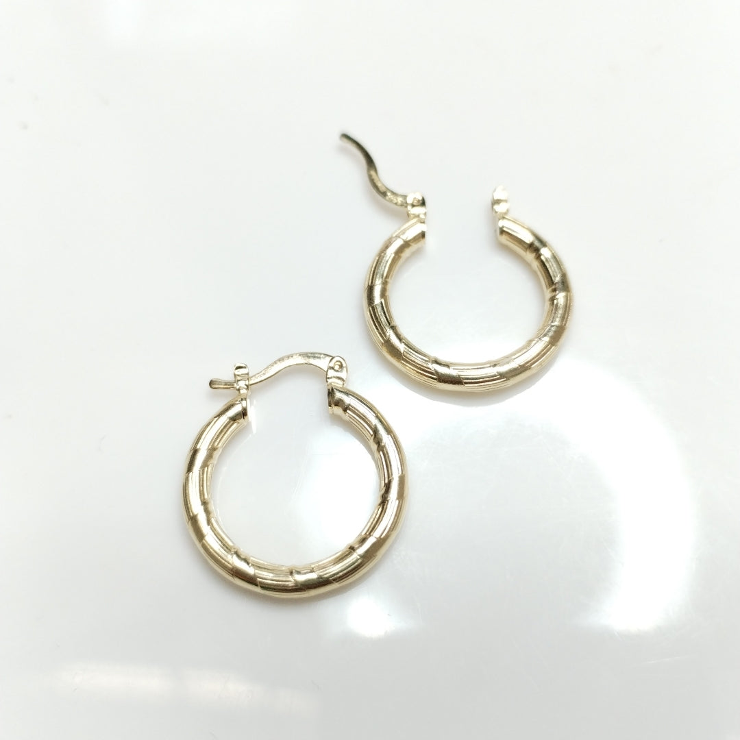 ARETES ARRACADAS 14K 2.7 GR (NUEVO)