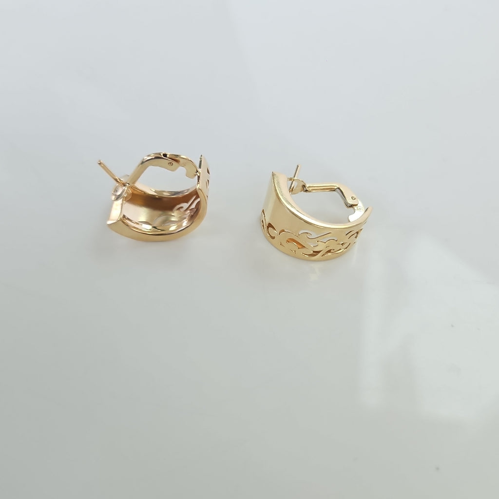 ARETES PAR ORO 14 K 5.1 GRMS (SEMINUEVO)