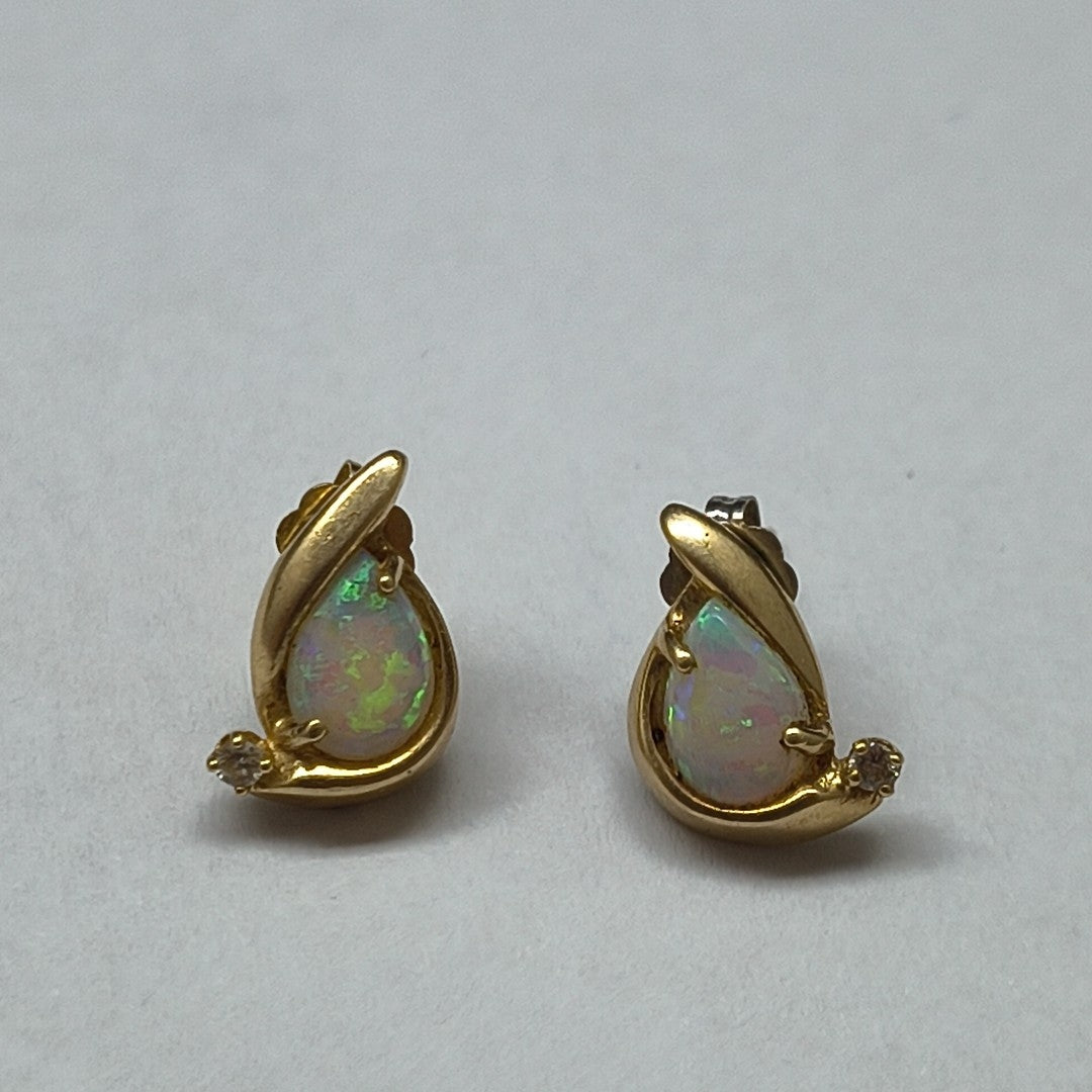 ARETES PAR ORO 14 K 2 GRMS (SEMINUEVO)