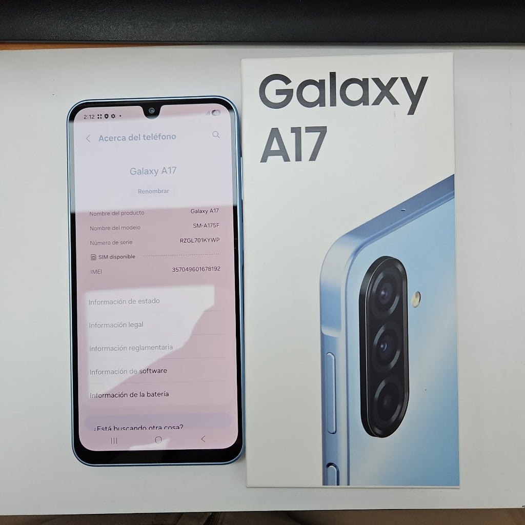 CELULAR SAMSUNG GALAXY A17 SM-A175F (2025) 128 GB 4 GB RAM (SEMINUEVO)