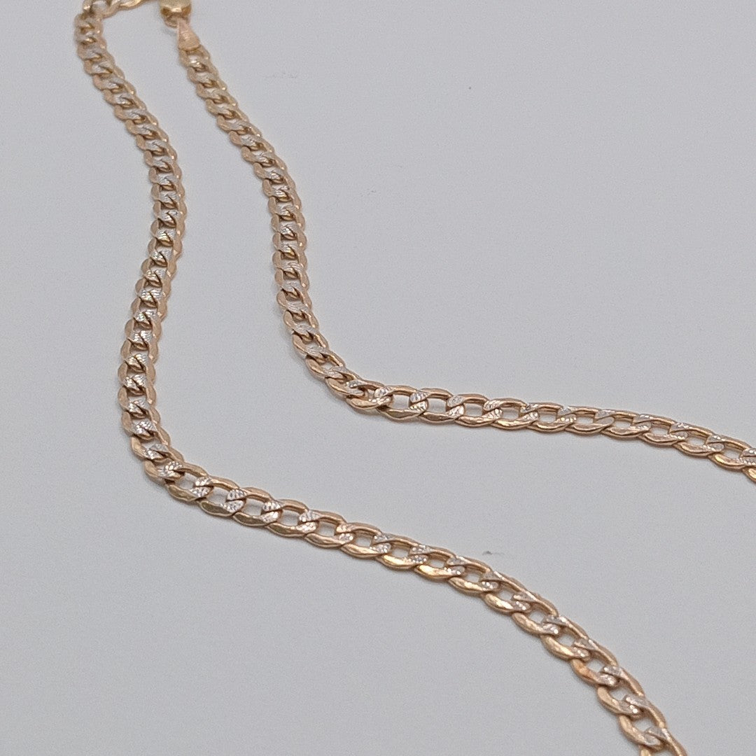 CADENA ORO, RODIADO 10 K 6.8 GRMS (SEMINUEVO)