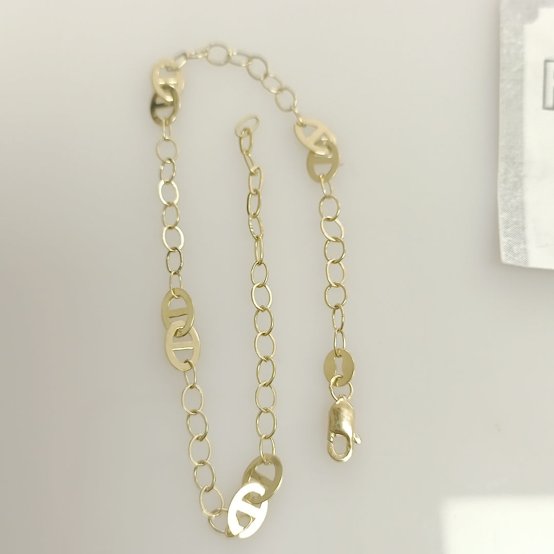 PULSERA ESPECIAL 14K 21 CM 1.9 GR (NUEVO)