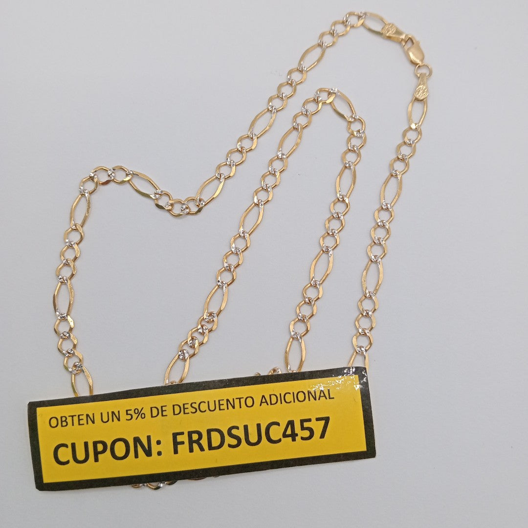 CADENA ORO, RODIADO 10 K 11.7 GRMS (SEMINUEVO)