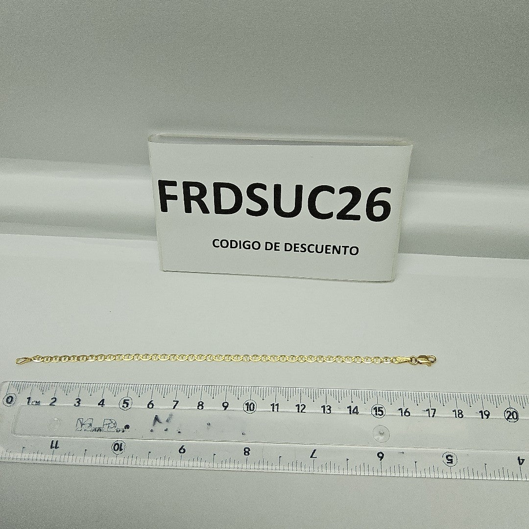 PULSERA GUCHI 14K 18 CM 2 GR (NUEVO)