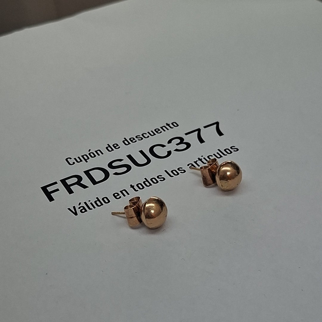 BROQUELES PAR ORO 8 K 1.6 GRMS (SEMINUEVO)