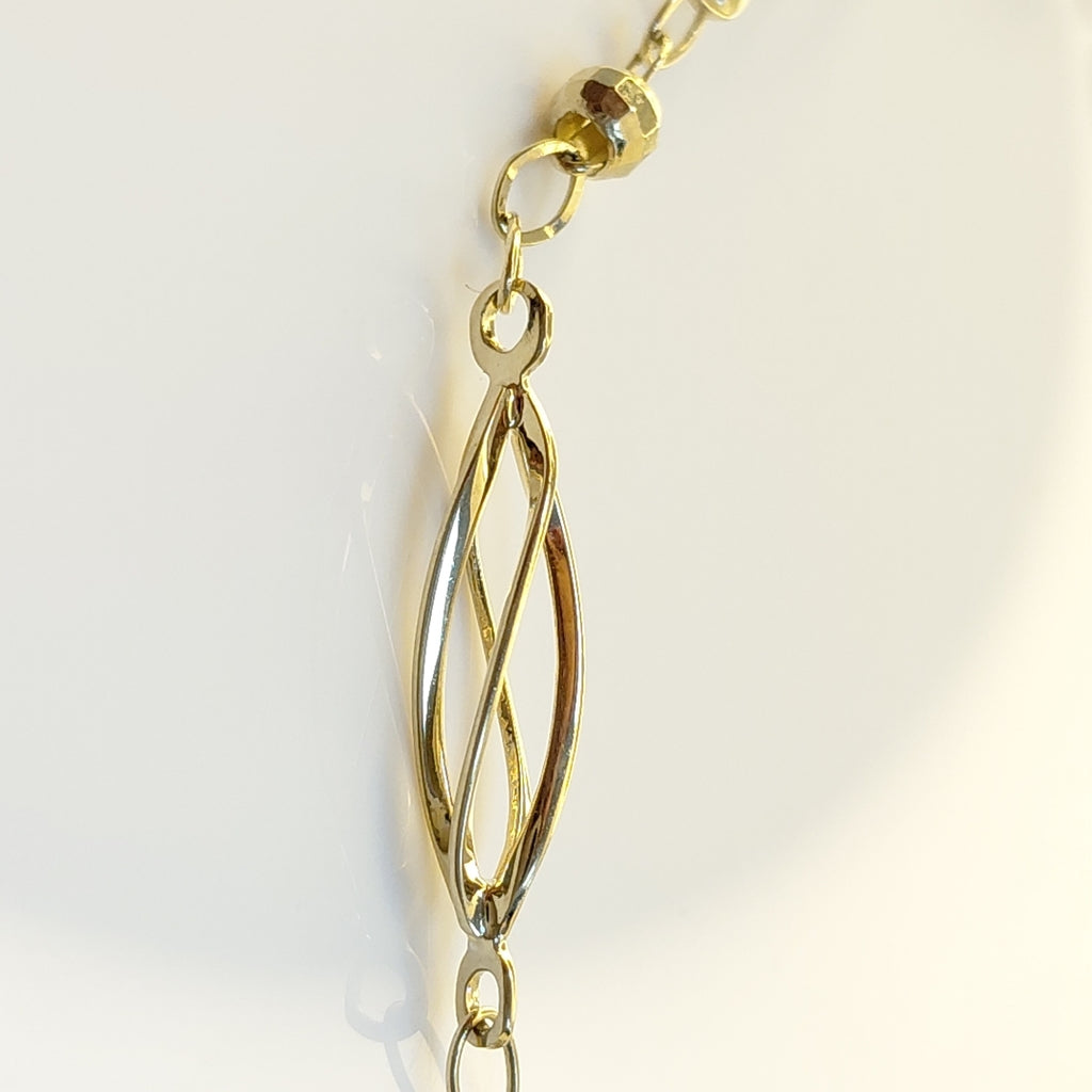 PULSERA ESPECIAL 14K 18 CM 2 GR (NUEVO)