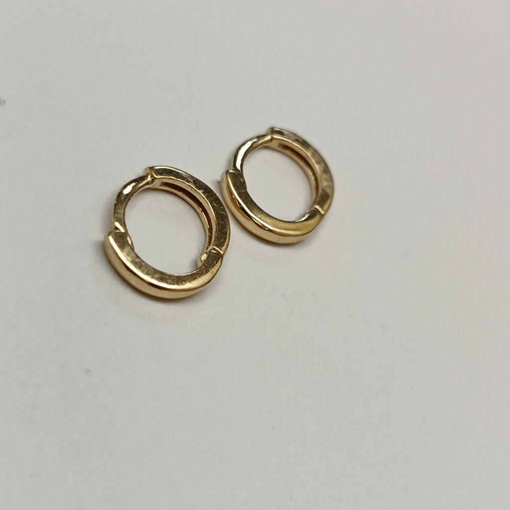 ARETES HUGGIE 14K 1.3 GR (NUEVO)