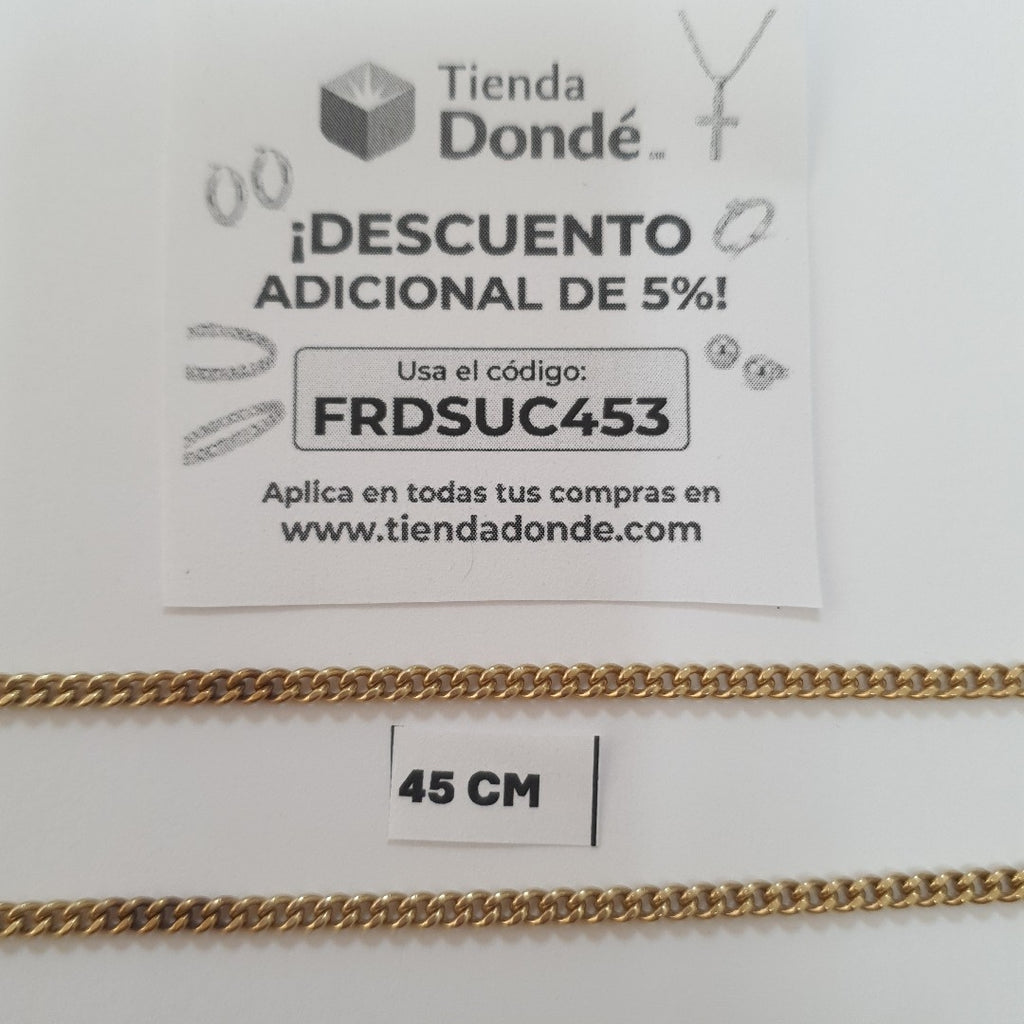 CADENA ORO 14 K 10,50 GRMS (SEMINUEVO)