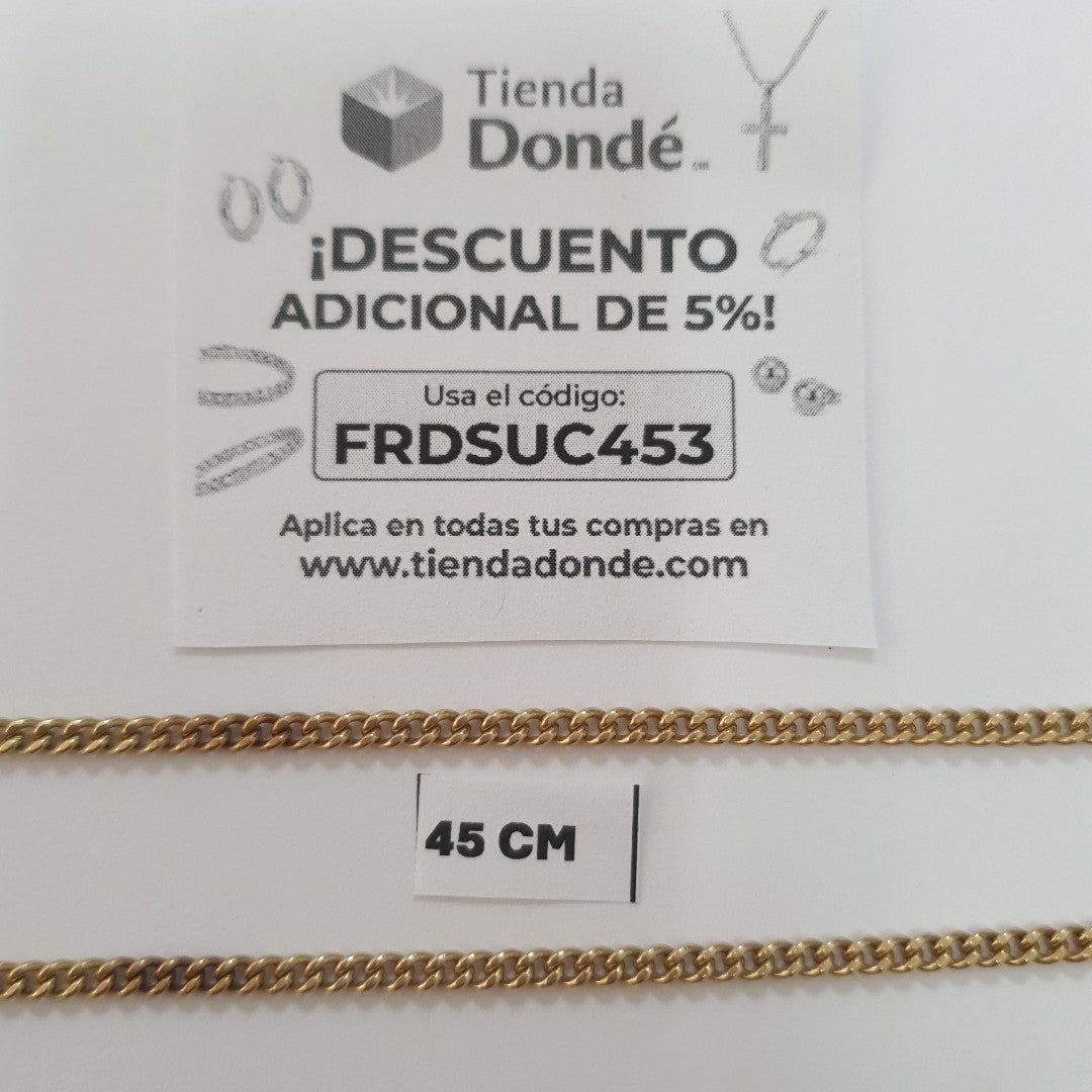 CADENA ORO 14 K 10,50 GRMS (SEMINUEVO)