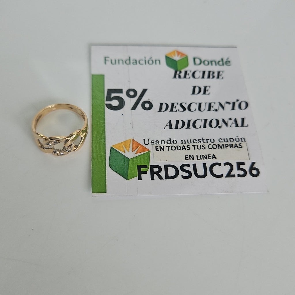 ANILLO ORO 14 K 2,60 GRMS (SEMINUEVO)