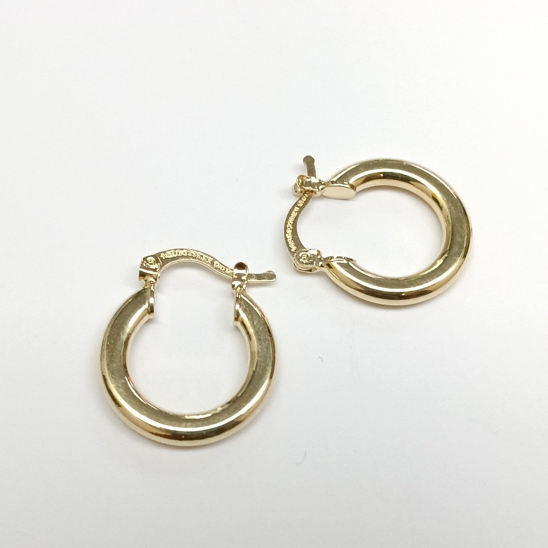 ARETES ARRACADAS 14K 1.6 GR (NUEVO)