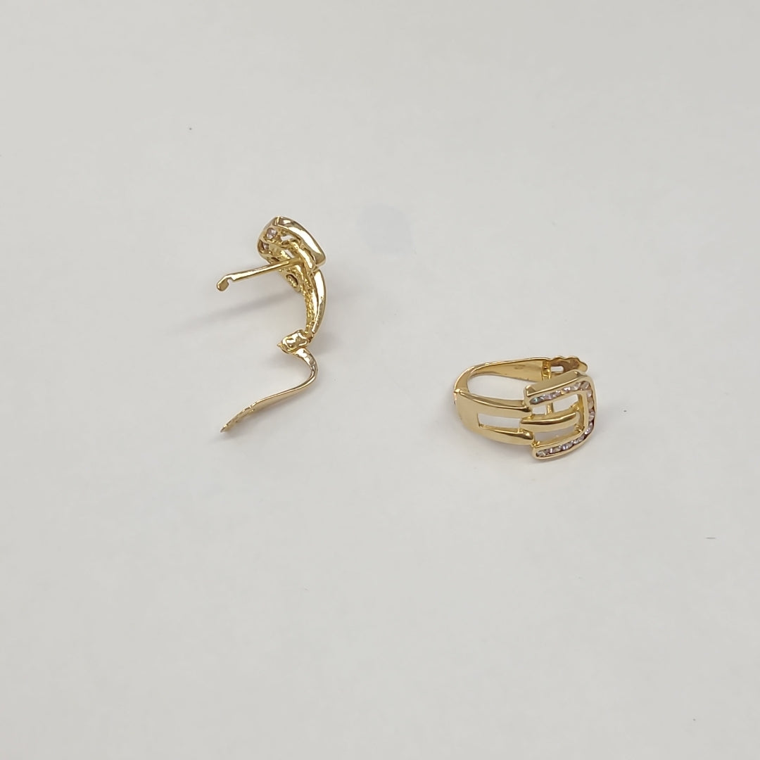 ARETES PAR ORO 18 K 2,90 GRMS (SEMINUEVO)