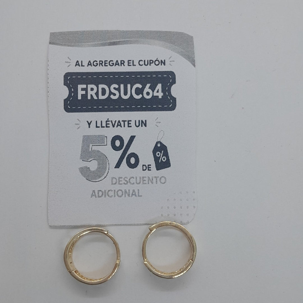 HUGGIES ORO 14K 2.7 (NUEVO)