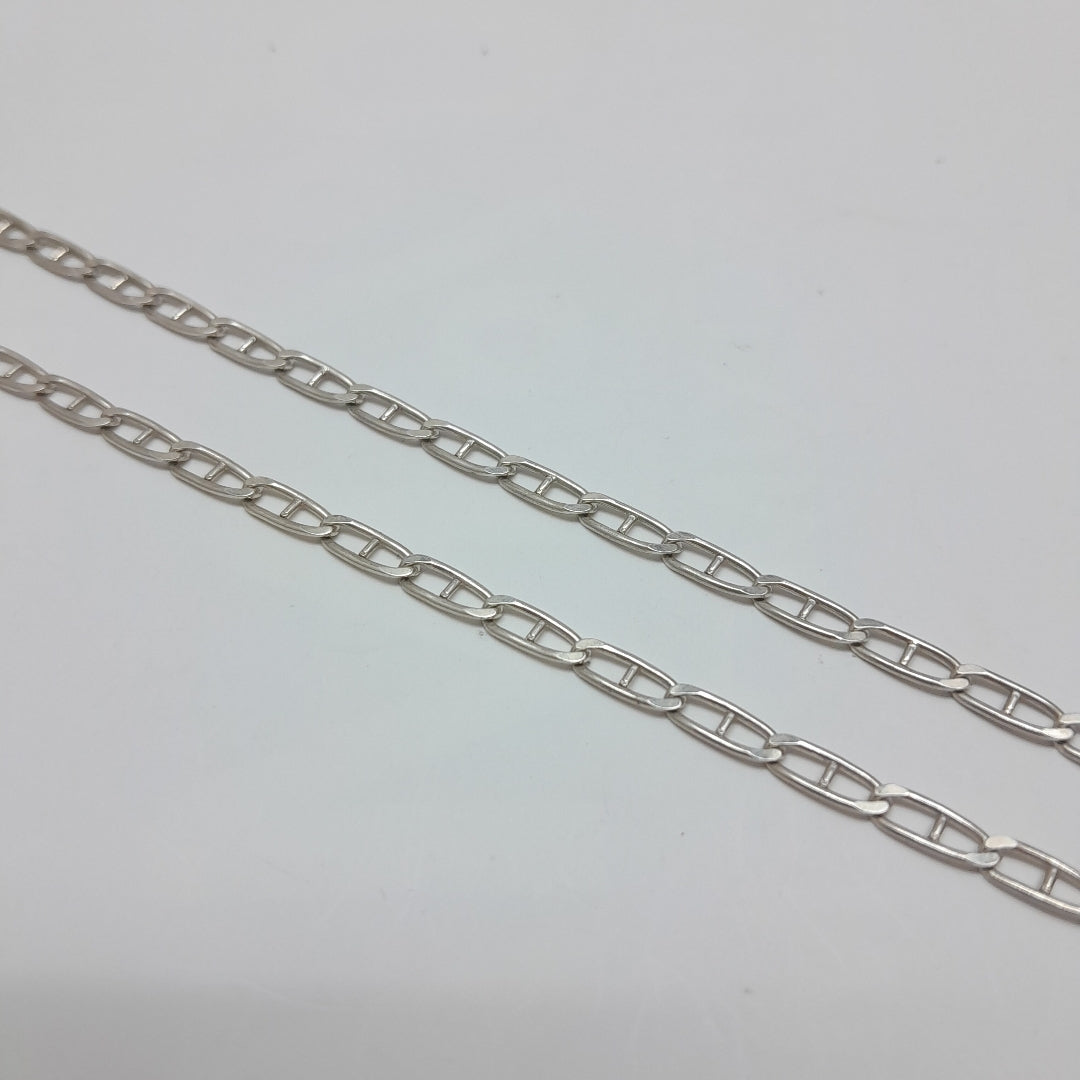 CADENA, MEDALLA RELIGIOSA PLATA 12.4 GRMS (SEMINUEVO)