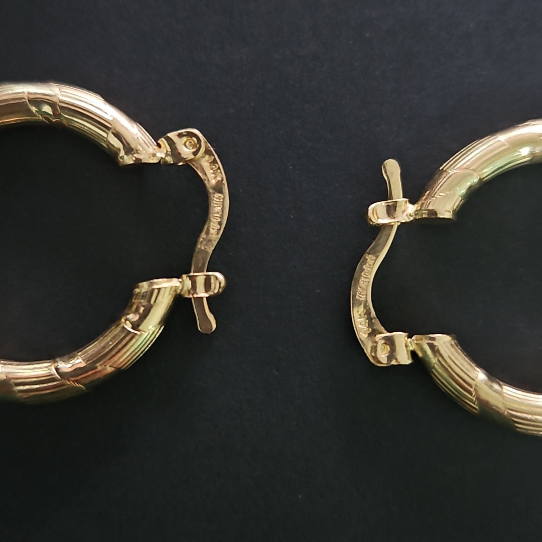 ARETES ARRACADAS 14K 2.7 GR (NUEVO)