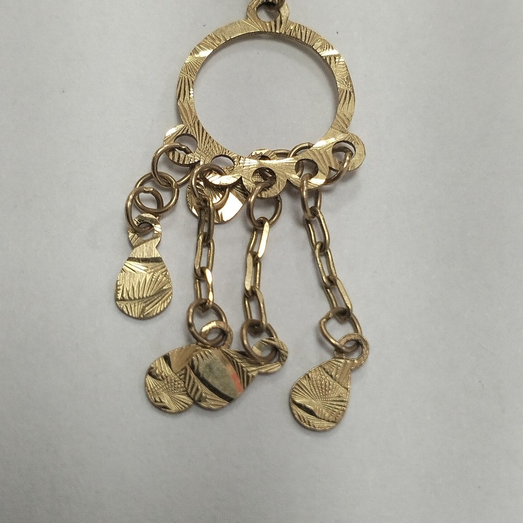 ARETES PAR ORO 14 K 1.8 GRMS (SEMINUEVO)