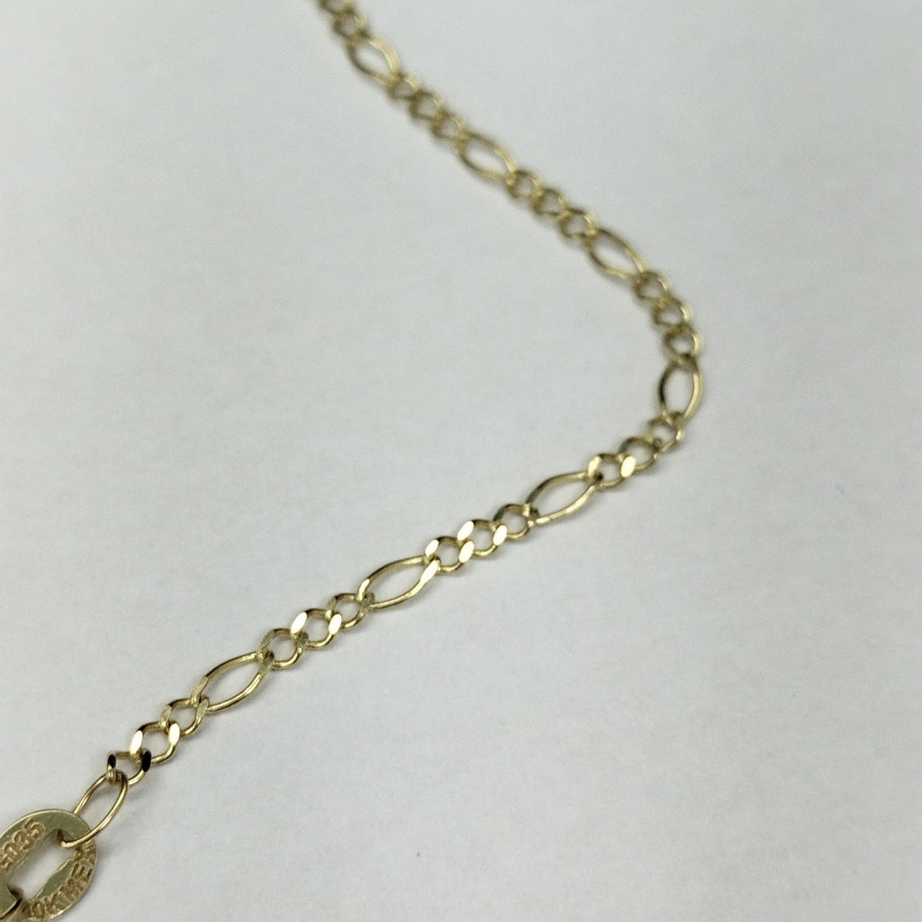 CADENA TEJIDO 3X1 14K 55 CM 2.3 GR (NUEVO)