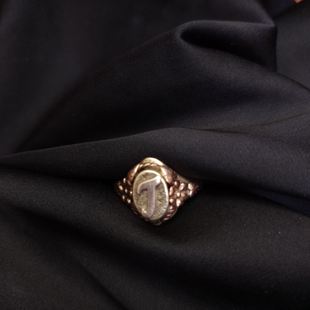 ANILLO ORO,ORO COMBINADO 10 K 3,20 GRMS (SEMINUEVO)
