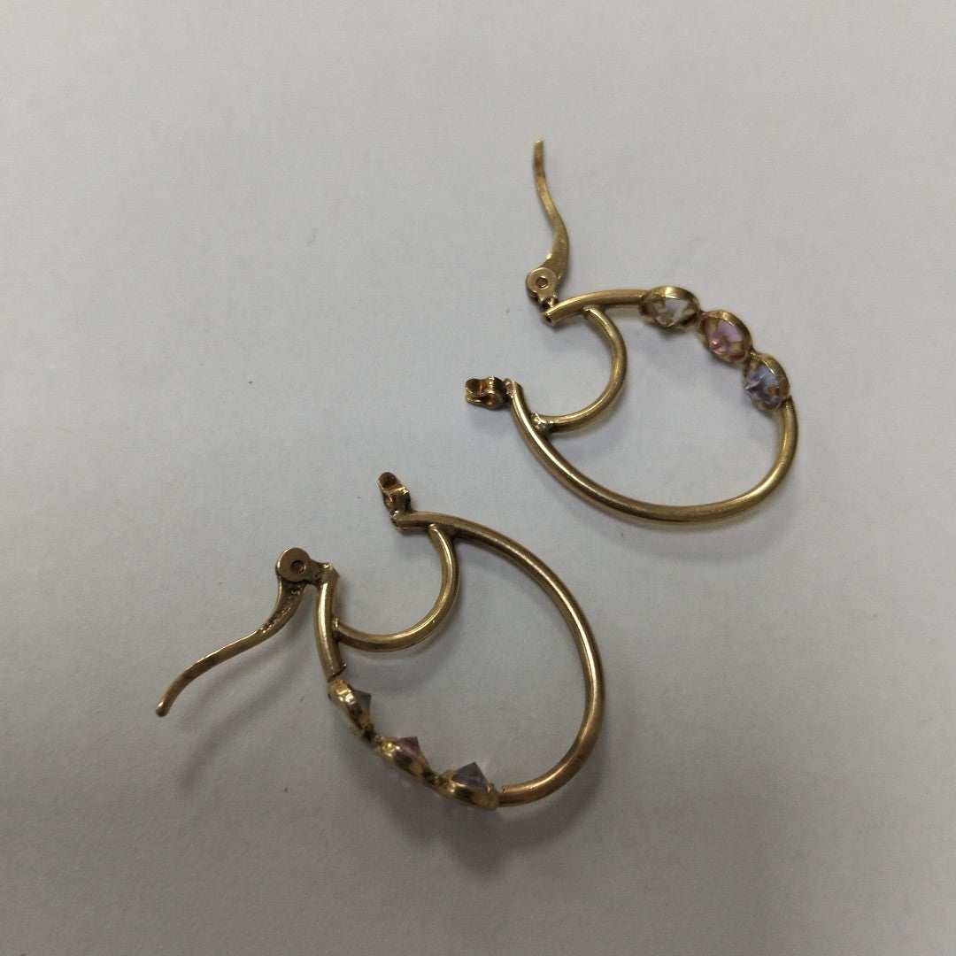 ARETES PAR ORO 10 K 2.5 GRMS (SEMINUEVO)
