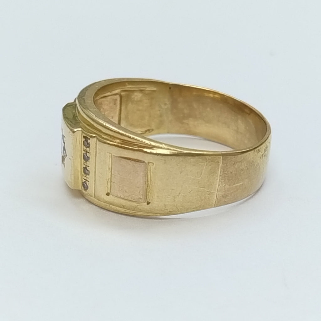 ANILLO ORO 10 K 9.5 GRMS (SEMINUEVO)