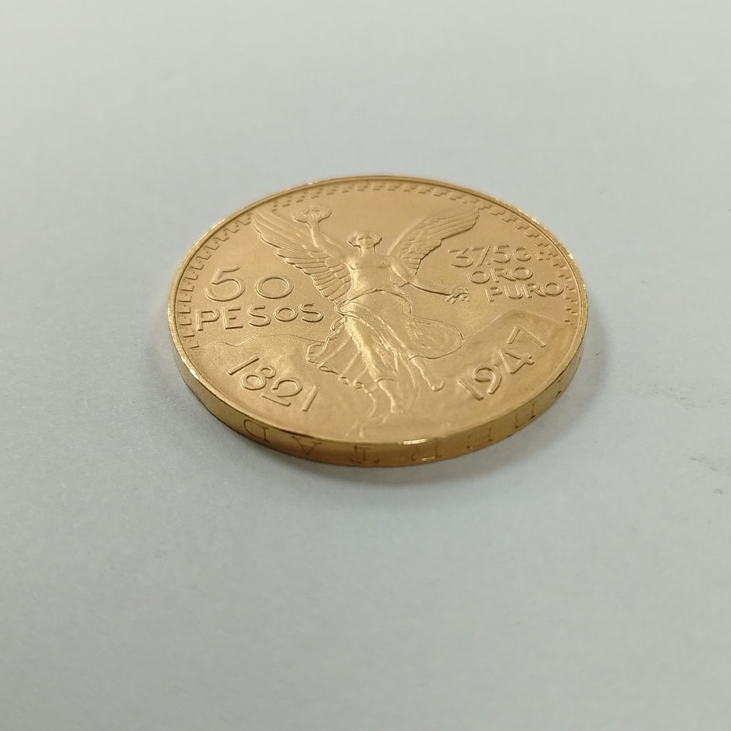 K1 41.6 GRMS 21 K IDENTIFICACIÓN MONEDA NOMINATIVA MONEDAS PESOS 50 PESOS (SEMINUEVO)