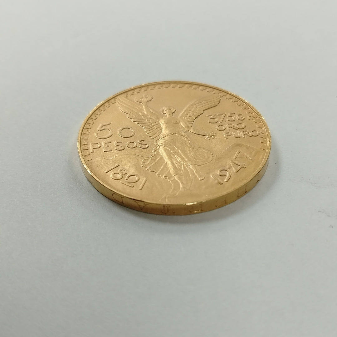 K1 41.6 GRMS 21 K IDENTIFICACIÓN MONEDA NOMINATIVA MONEDAS PESOS 50 PESOS (SEMINUEVO)