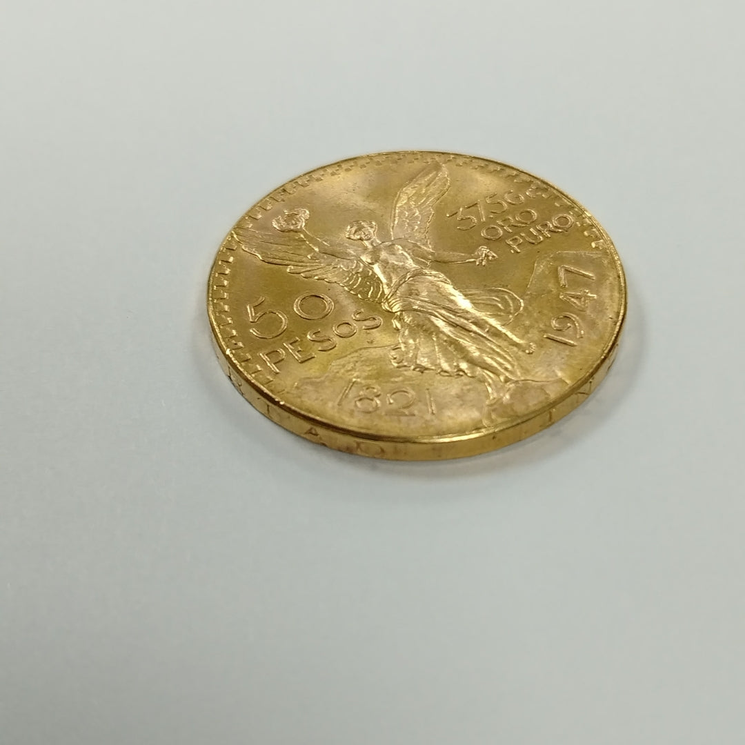 K1 41.6 GRMS 21 K IDENTIFICACIÓN MONEDA NOMINATIVA MONEDAS PESOS 50 PESOS (SEMINUEVO)