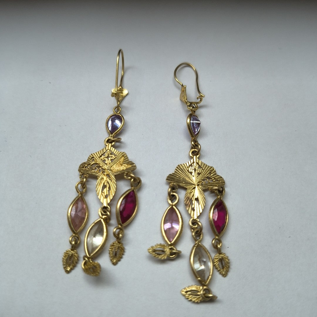 ARETES PAR ORO 14 K 8.3 GRMS (SEMINUEVO)