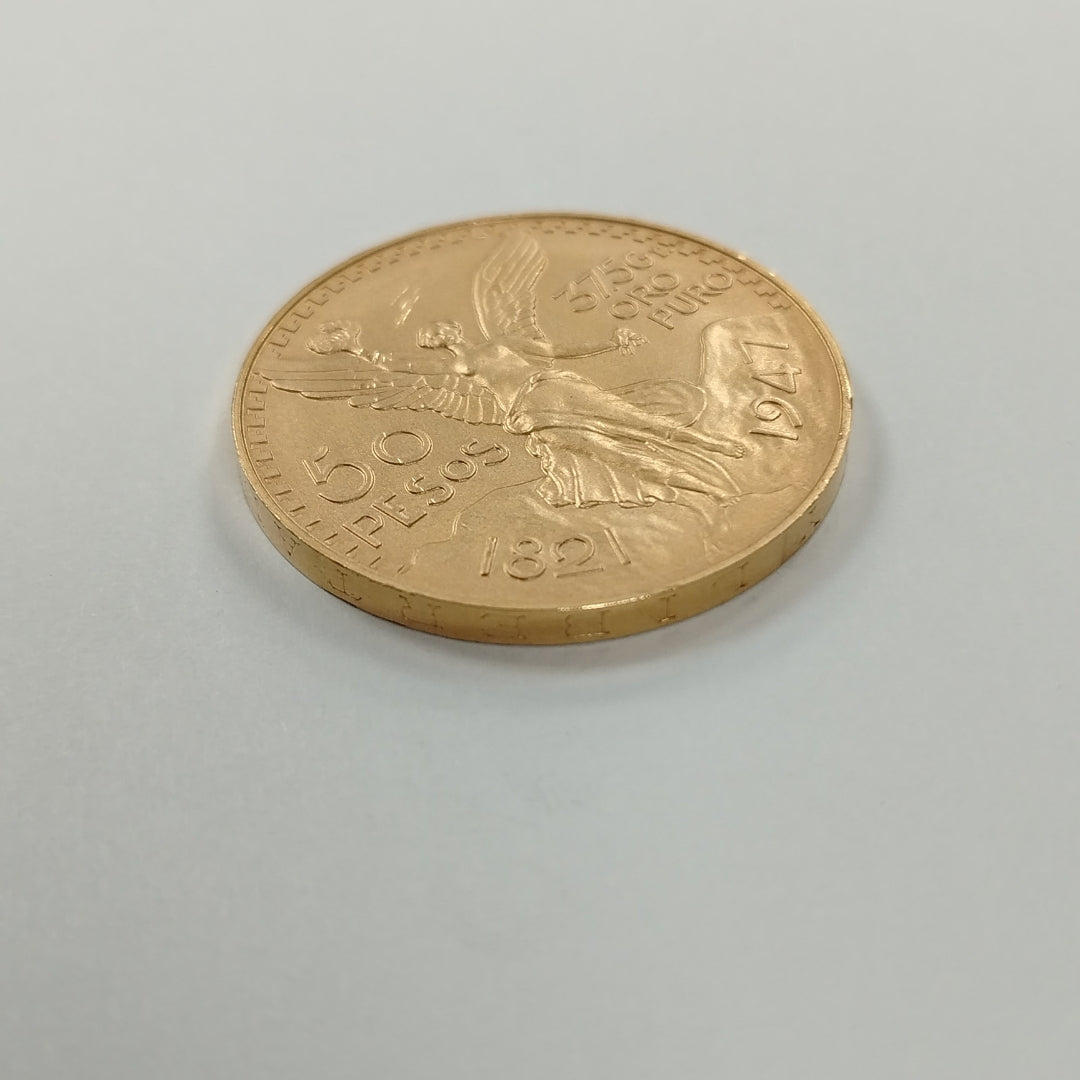 K1 41.6 GRMS 21 K IDENTIFICACIÓN MONEDA NOMINATIVA MONEDAS PESOS 50 PESOS (SEMINUEVO)