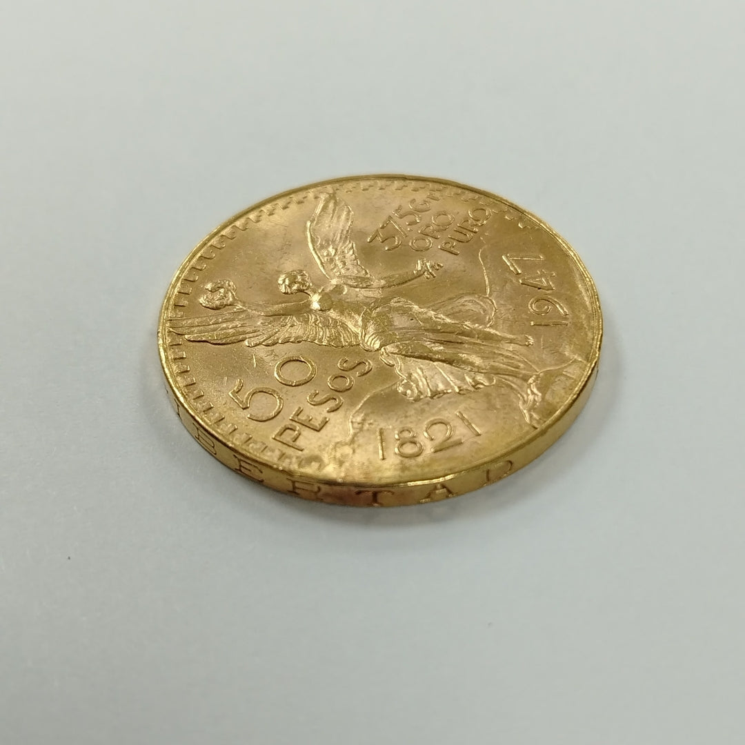K1 41.6 GRMS 21 K IDENTIFICACIÓN MONEDA NOMINATIVA MONEDAS PESOS 50 PESOS (SEMINUEVO)