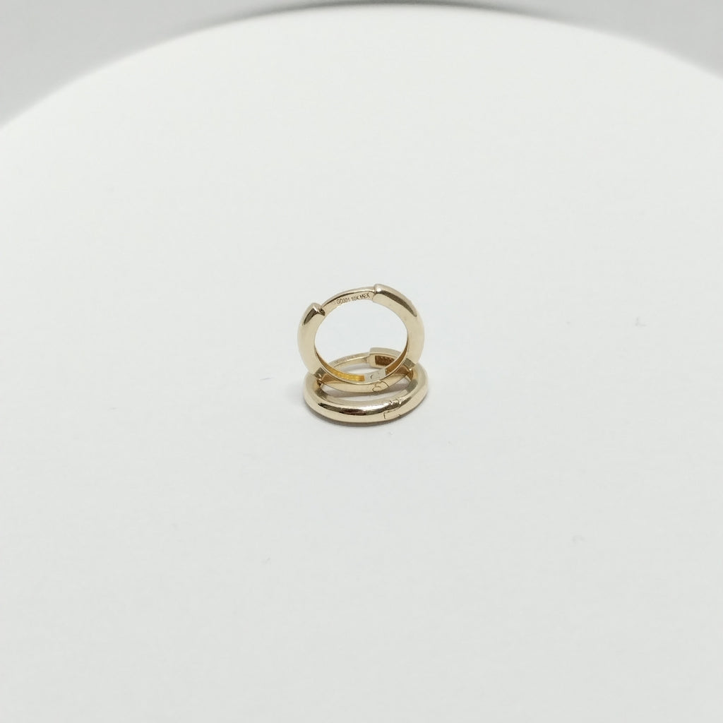 ARETES ARRACADAS LISAS 10K 1.1 GR (NUEVO)