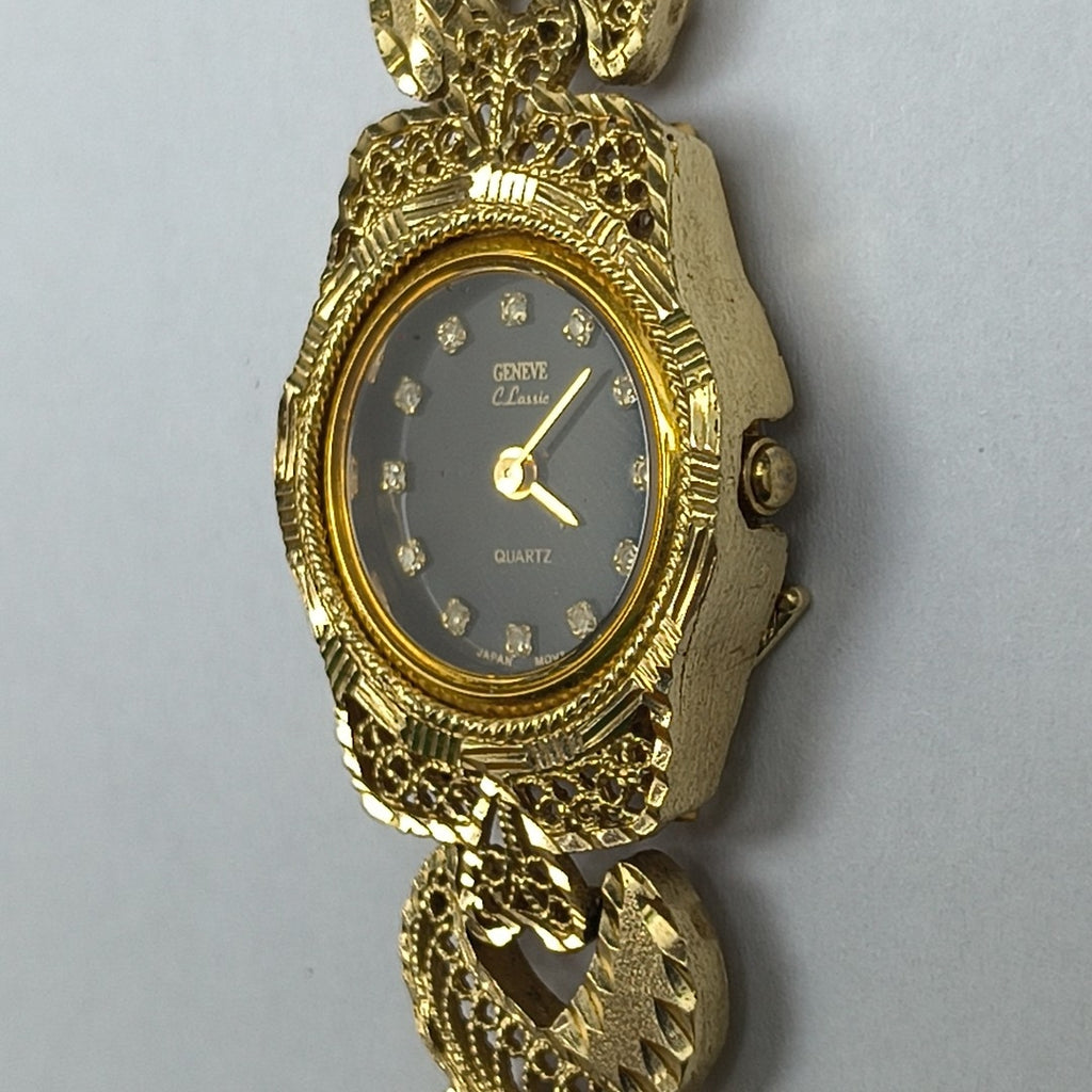 RELOJ CAJA ACERO PULSO ORO ORO 14 K 26 GRMS (SEMINUEVO)