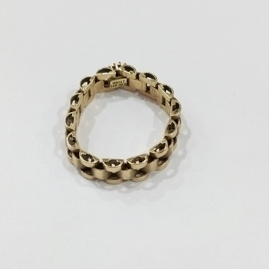 ANILLO ORO 14 K 2.4 GRMS (SEMINUEVO)
