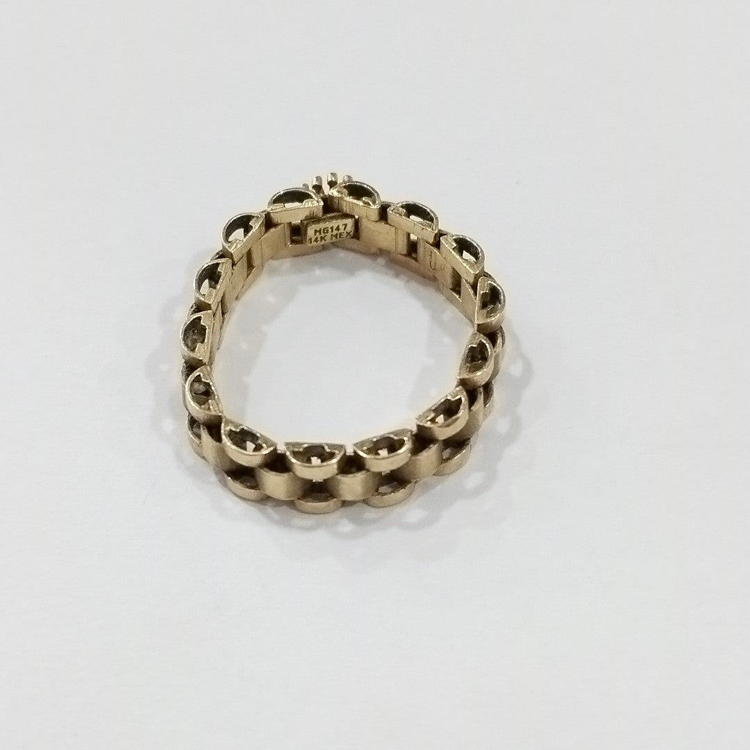 ANILLO ORO 14 K 2.4 GRMS (SEMINUEVO)