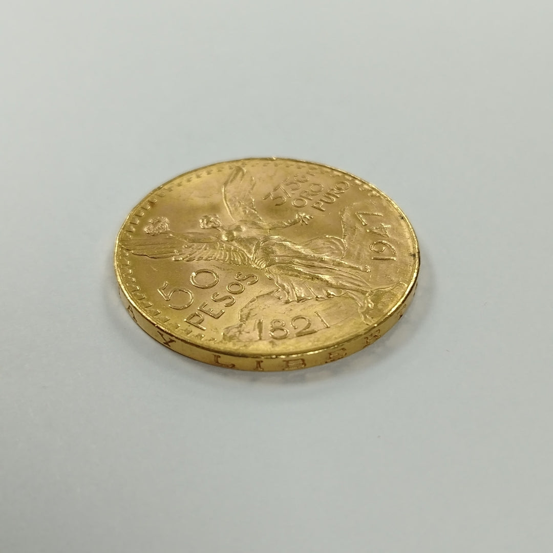 K1 41.6 GRMS 21 K IDENTIFICACIÓN MONEDA NOMINATIVA MONEDAS PESOS 50 PESOS (SEMINUEVO)