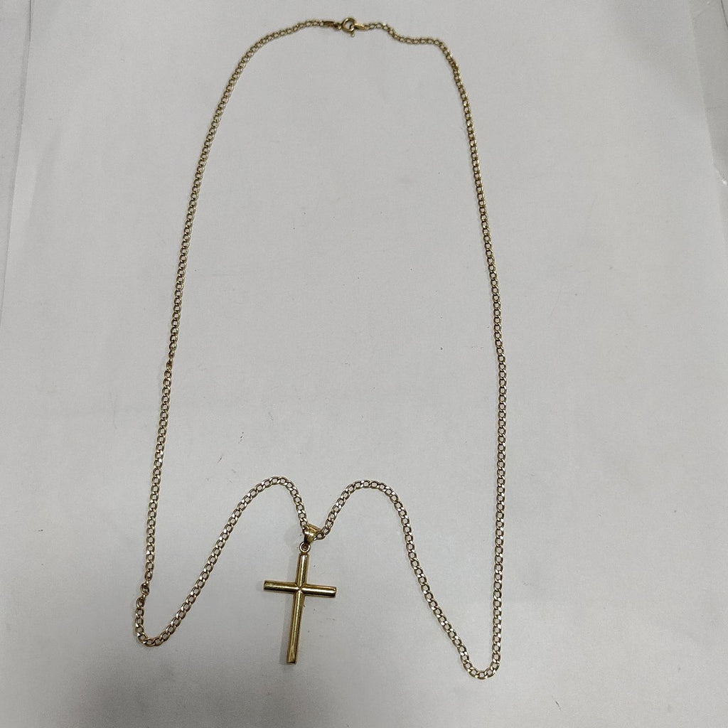 CADENA, CRUZ ORO 10 K 3 GRMS (SEMINUEVO)