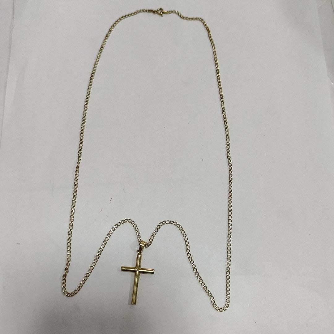CADENA, CRUZ ORO 10 K 3 GRMS (SEMINUEVO)