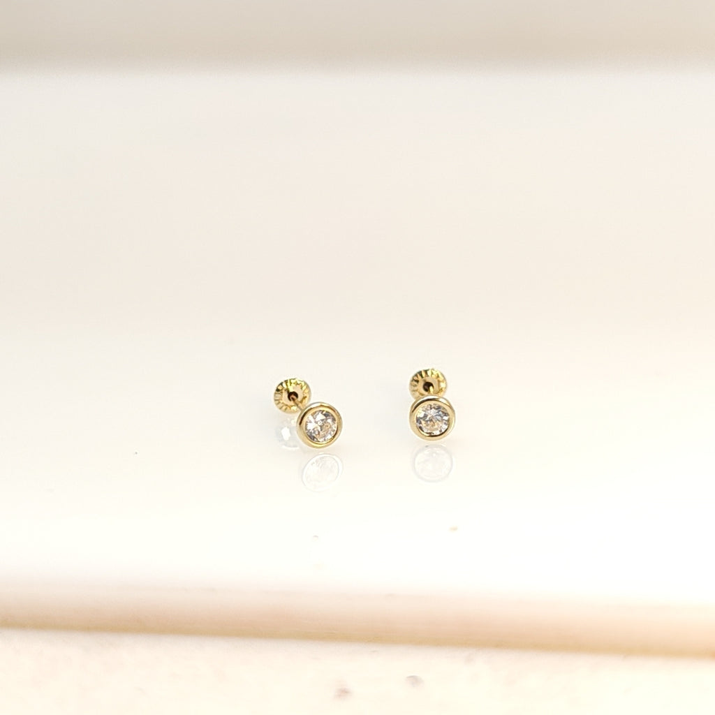 BROQUELES BROQUEL C CIRCONIA 14K 0.1501 GR (NUEVO)