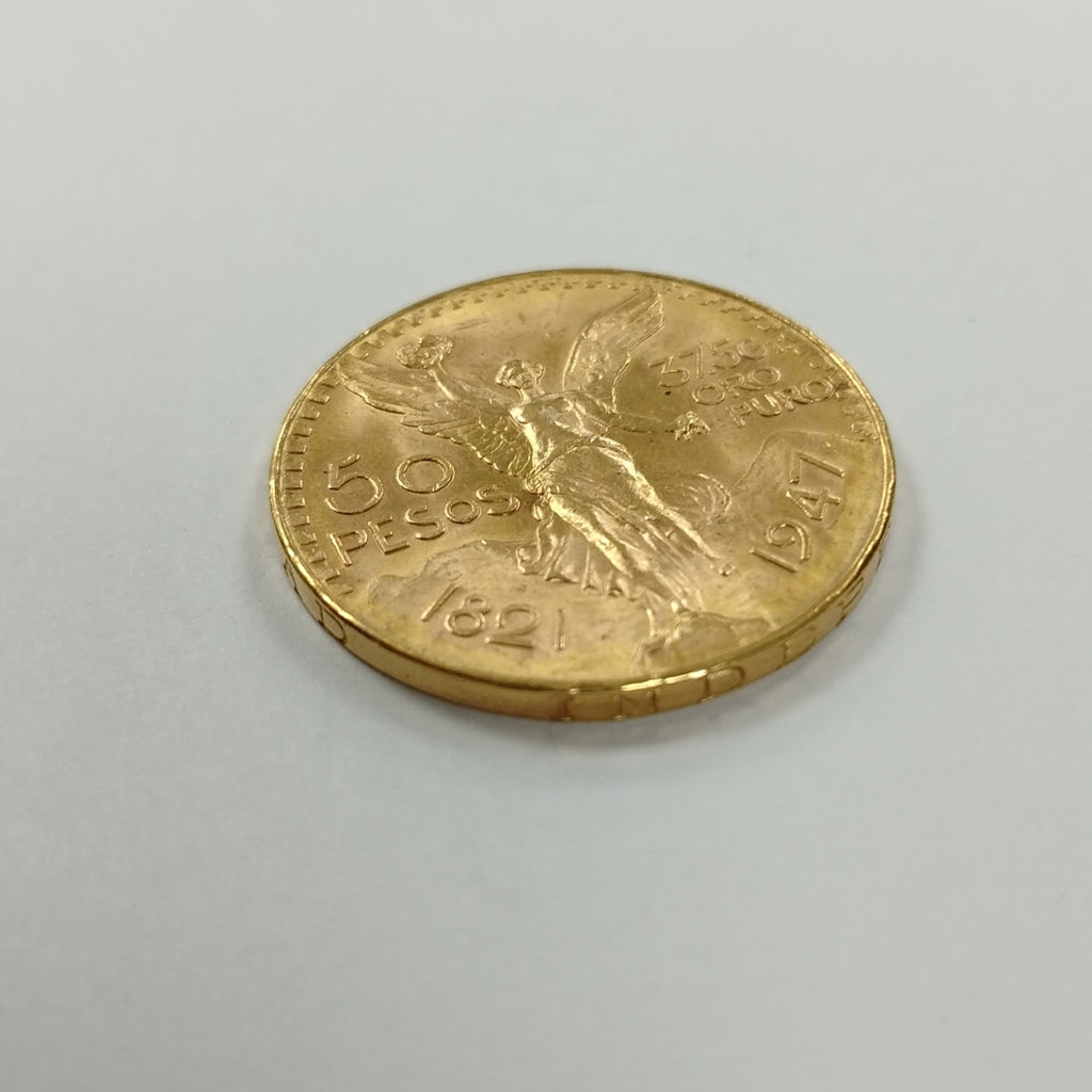 K1 41.6 GRMS 21 K IDENTIFICACIÓN MONEDA NOMINATIVA MONEDAS PESOS 50 PESOS (SEMINUEVO)