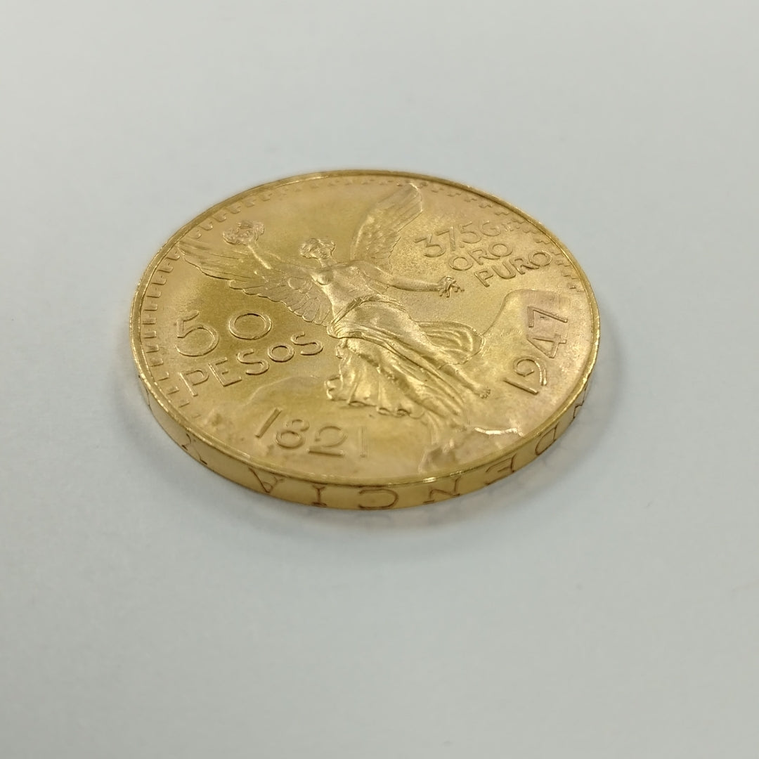 K1 41.6 GRMS 21 K IDENTIFICACIÓN MONEDA NOMINATIVA MONEDAS PESOS 50 PESOS (SEMINUEVO)