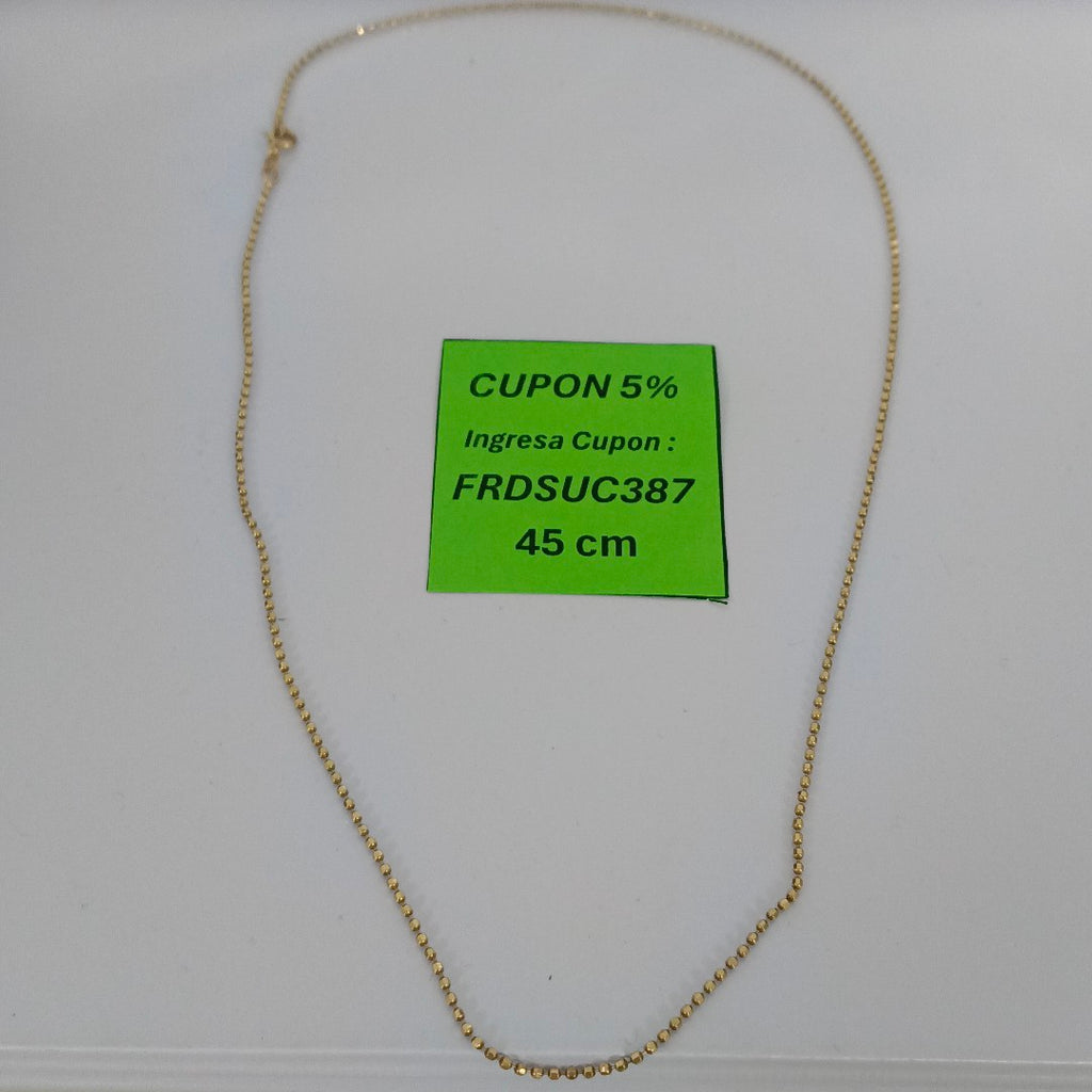 CADENA ORO 14 K 3,30 GRMS (SEMINUEVO)