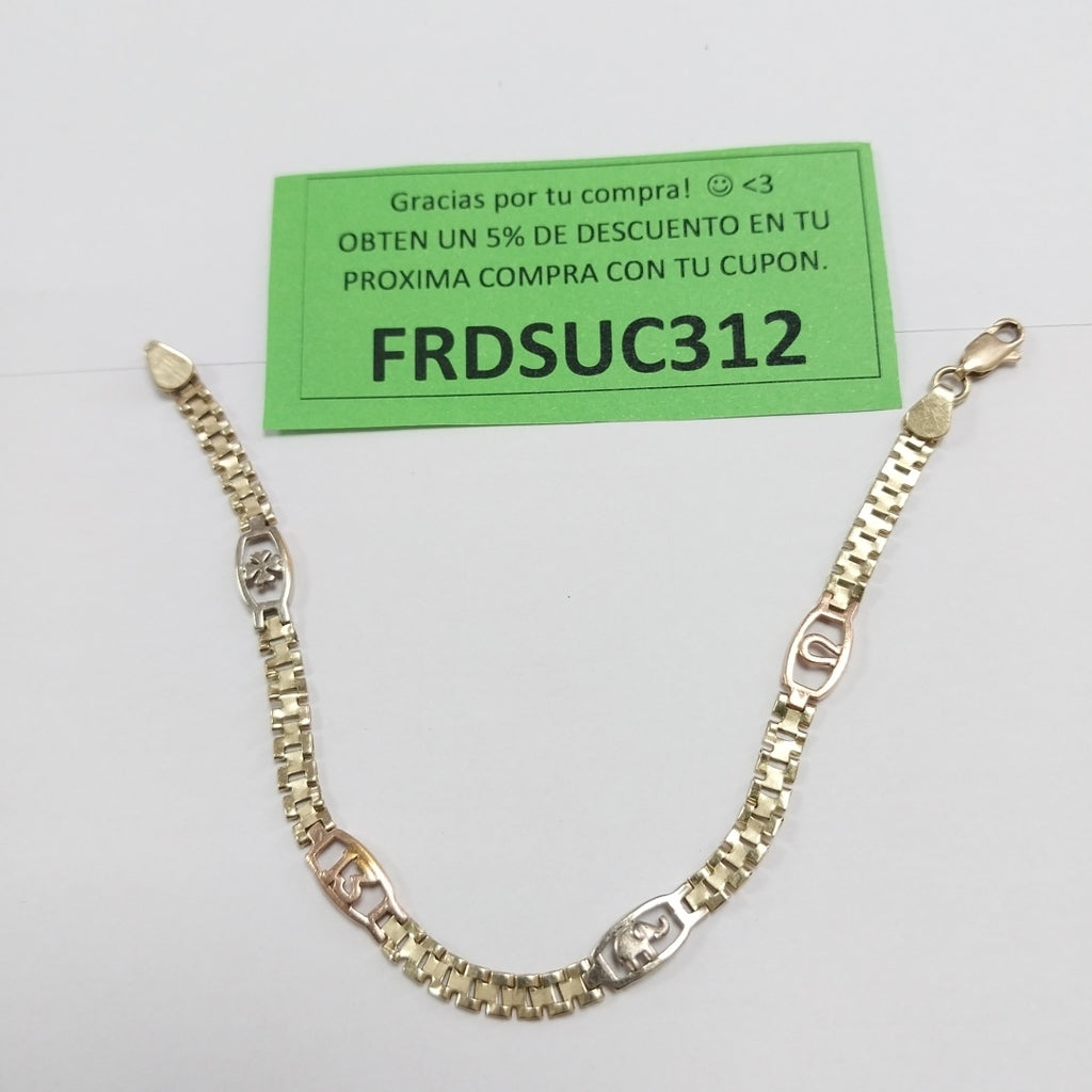 PULSERA ORO 10 K 4.5 GRMS (SEMINUEVO)