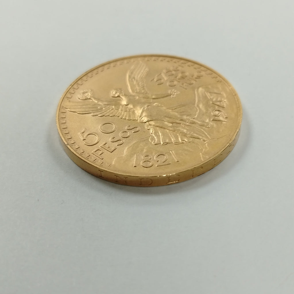 K1 41.6 GRMS 21 K IDENTIFICACIÓN MONEDA NOMINATIVA MONEDAS PESOS 50 PESOS (SEMINUEVO)