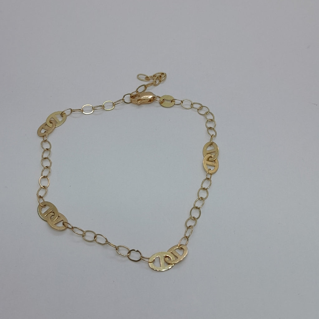 PULSERA ESPECIAL 14K 21 CM 1.8 GR (NUEVO)