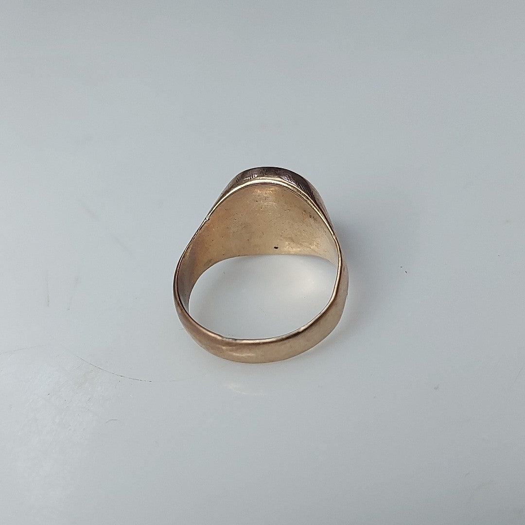 ANILLO CONMEMORATIVO ORO 8 K 7 GRMS (SEMINUEVO)