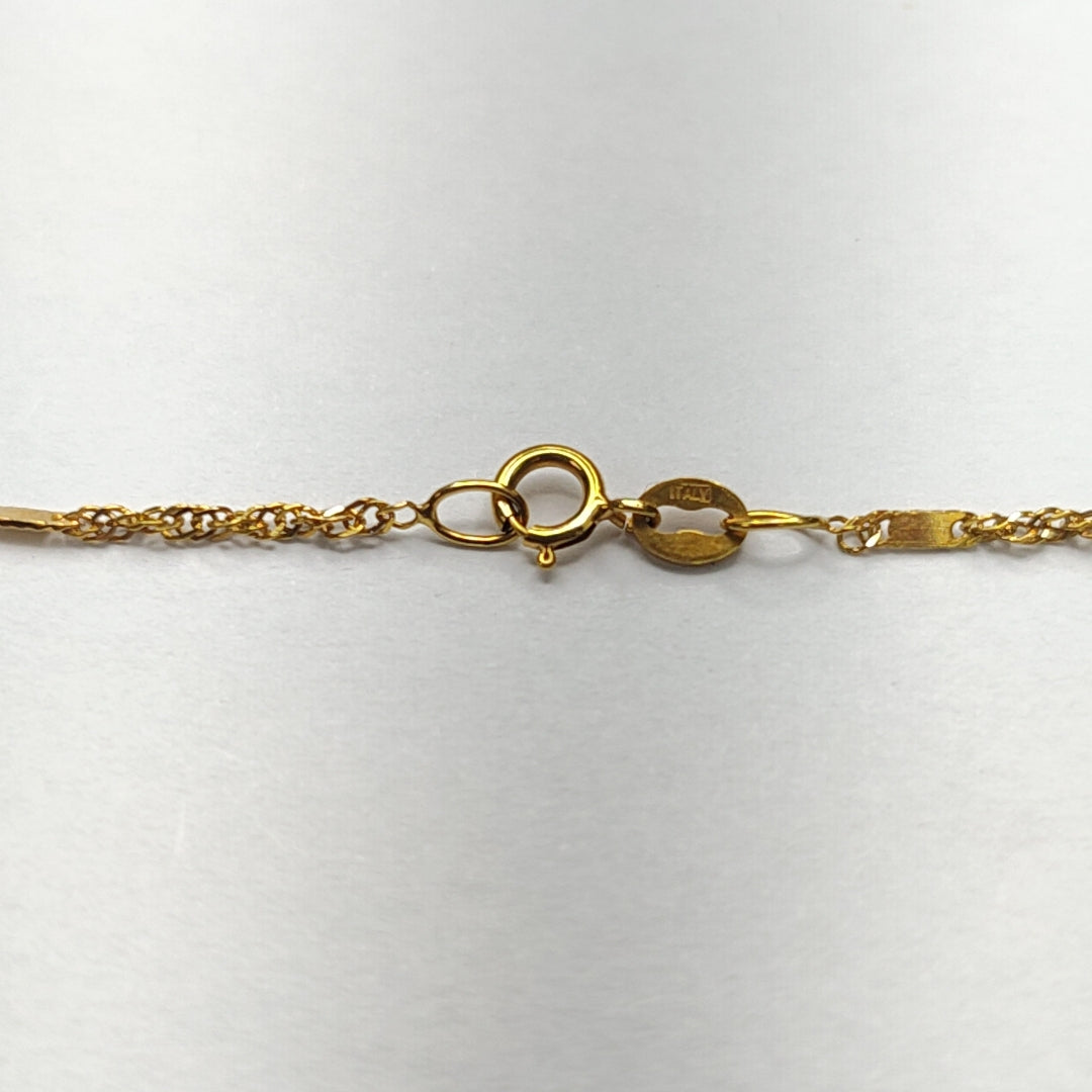 CADENA ORO 14 K 1,80 GRMS (SEMINUEVO)